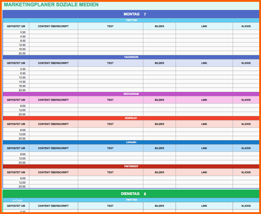 Allerbeste 9 Kostenlose Marketingkalender Excel Vorlagen Smartsheet
