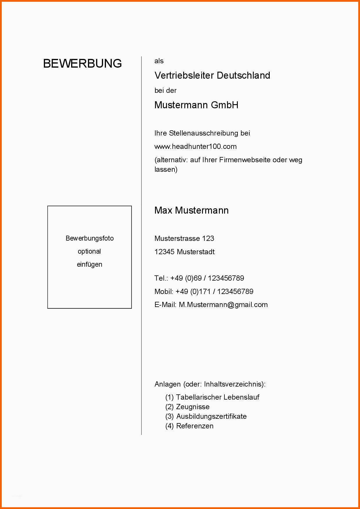 Allerbeste Anschreiben Bewerbung Ausbildung Muster Vorlagen Frei