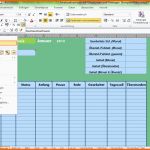 Allerbeste Arbeitszeitnachweis Vorlage Mit Excel Erstellen Fice