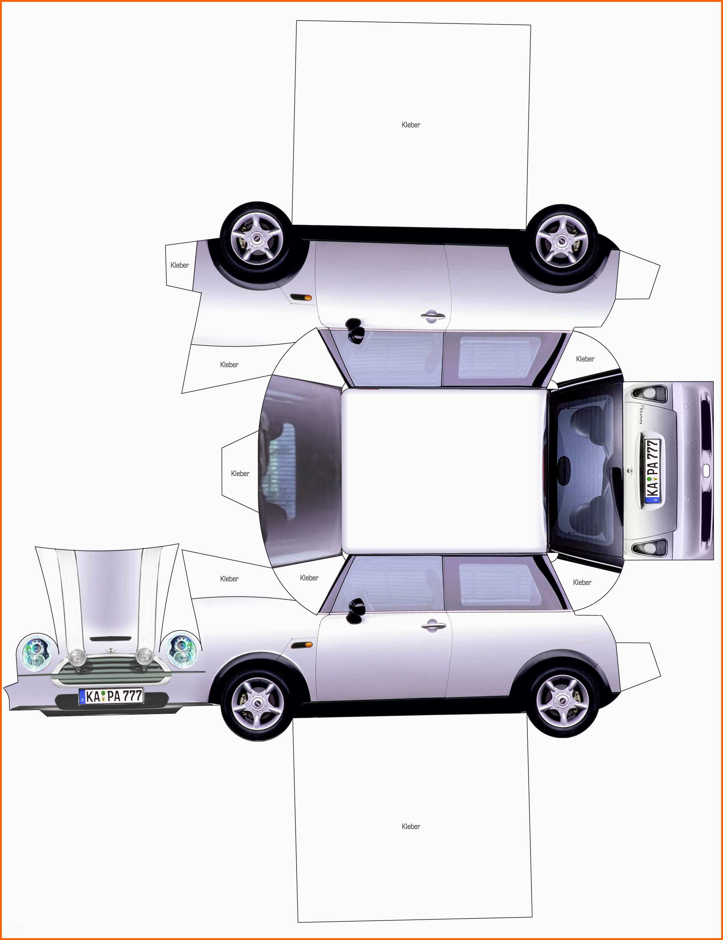 Allerbeste Autos Zum Basteln Aus Papier