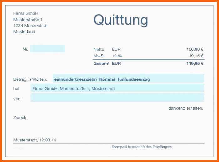 Allerbeste Awesome 19 Beispielprivatrechnung Ohne Mwst Vorlage