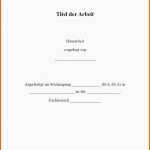 Allerbeste Bachelorarbeit Word Vorlage – Kebut