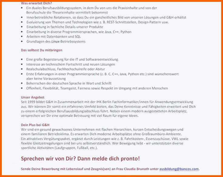 Allerbeste Bewerbung Innerbetrieblich Einzigartiges Innerbetriebliche