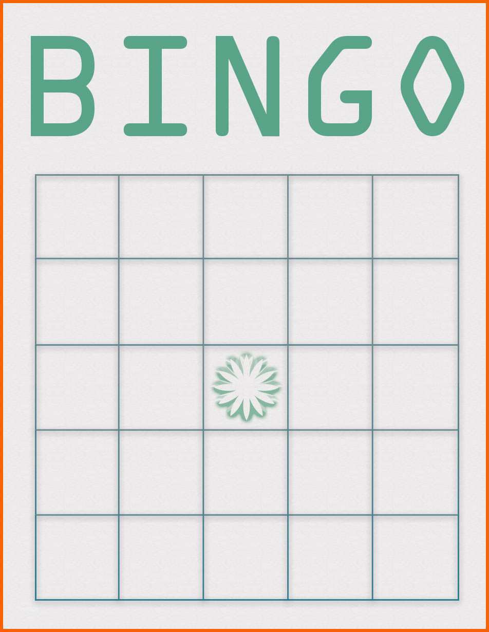 Allerbeste Bingo Vorlage