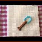 Allerbeste Bügelperlen Vorlage Minecraft 2 Schaufel Perler Beads