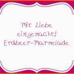 Allerbeste Die Besten 25 Marmeladen Etikett Ideen Auf Pinterest