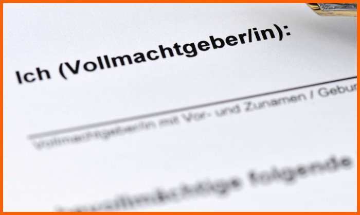 Allerbeste Diverse Vollmachten Vollmacht Muster