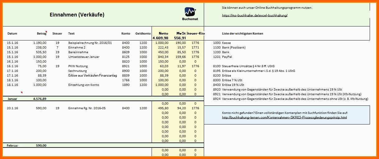 Allerbeste Einnahmen Ausgaben Rechnung Kleinunternehmer Vorlage 9