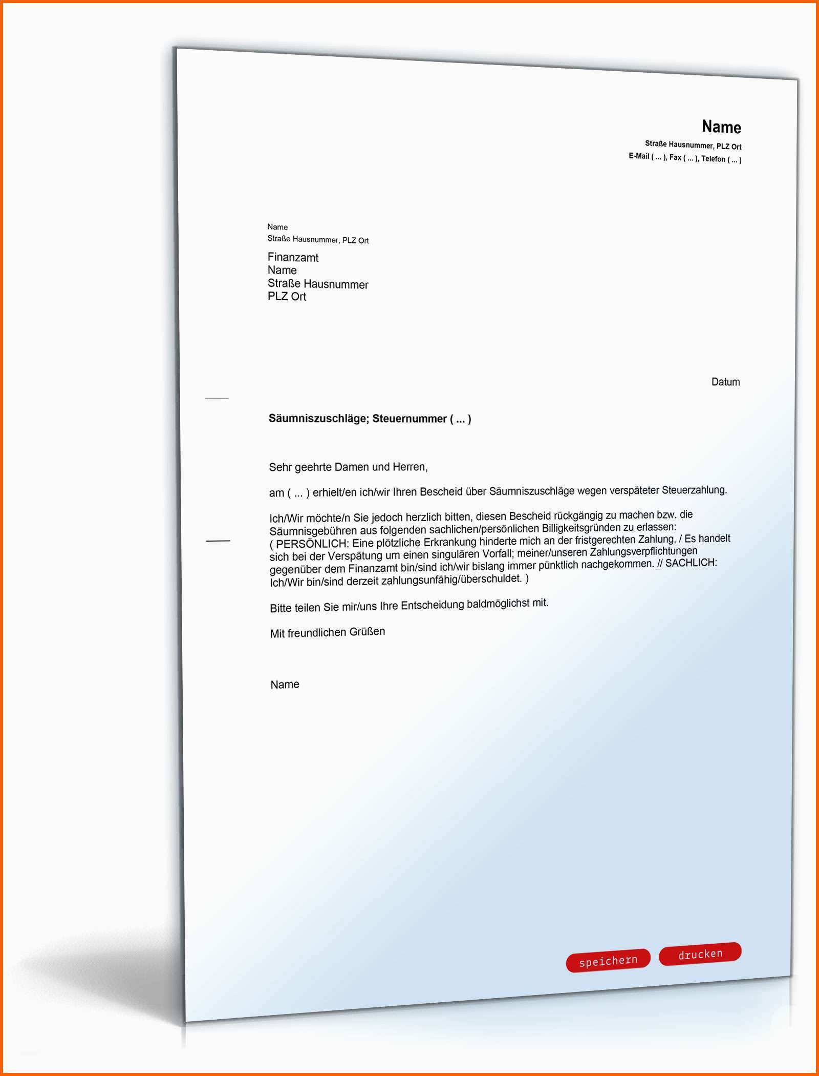 Allerbeste Einspruch Säumniszuschläge