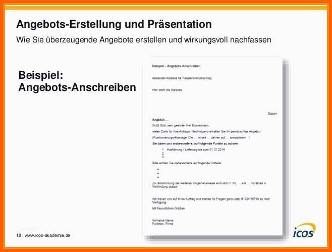 Allerbeste Einzigartiges Angebot Schreiben Vorlage