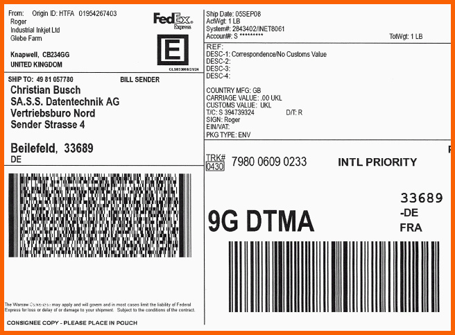 Allerbeste Fedex Versandaufkleber Mit Preiswerten thermodruckern