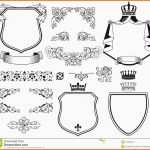 Allerbeste Heraldisch Wapenschild Vector Illustratie Afbeelding