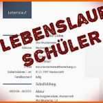 Allerbeste Lebenslauf Schüler Download