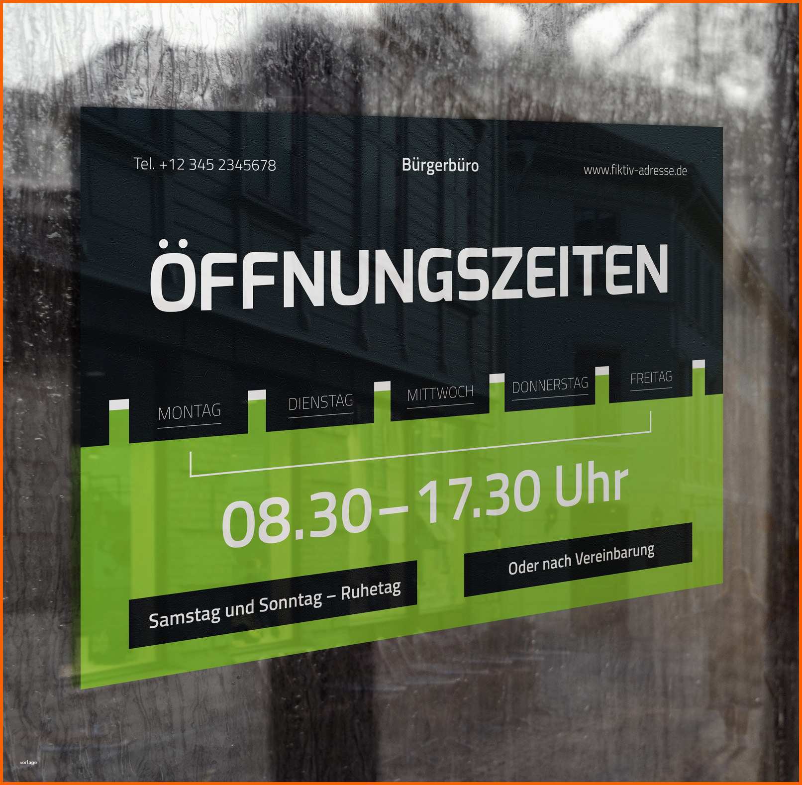 Allerbeste Öffnungszeiten Vorlagen Für Schild & Aushang