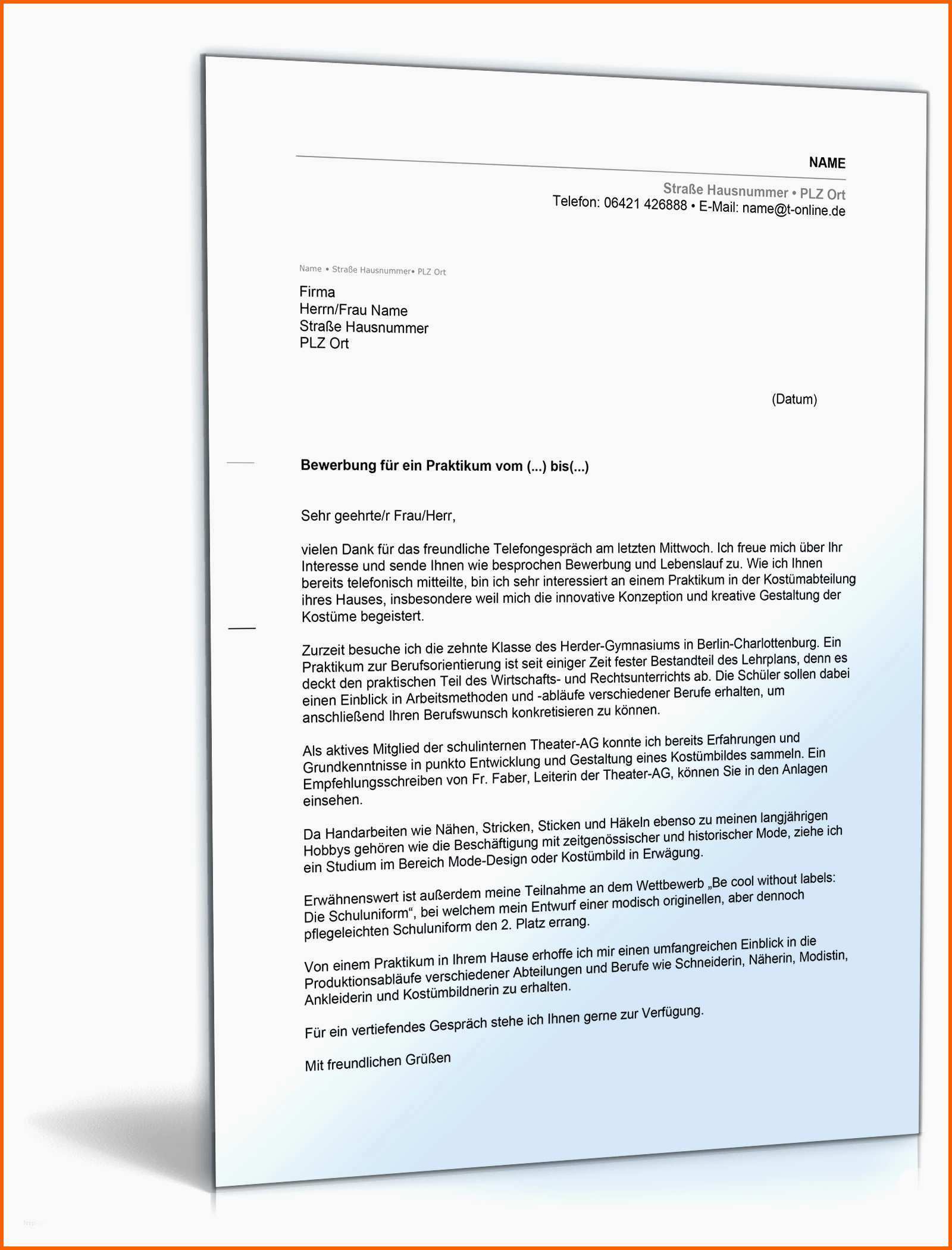 Allerbeste Praktikumszeugnis Vorlage Schüler Angenehm