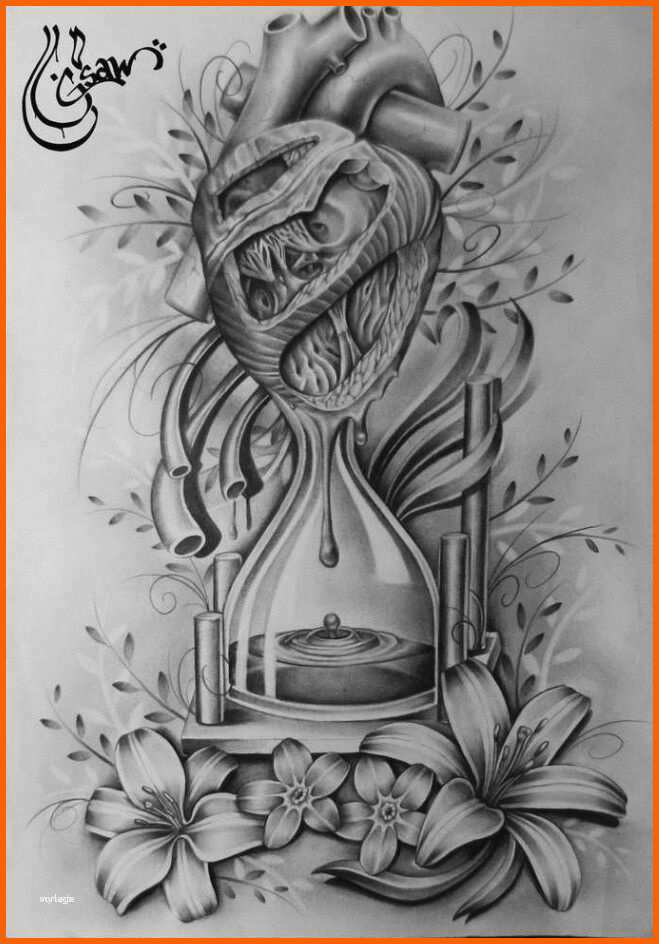 Allerbeste Tattoo Sanduhr Vorlage Fabelhaft 34 Besten Tattoo Vorlagen