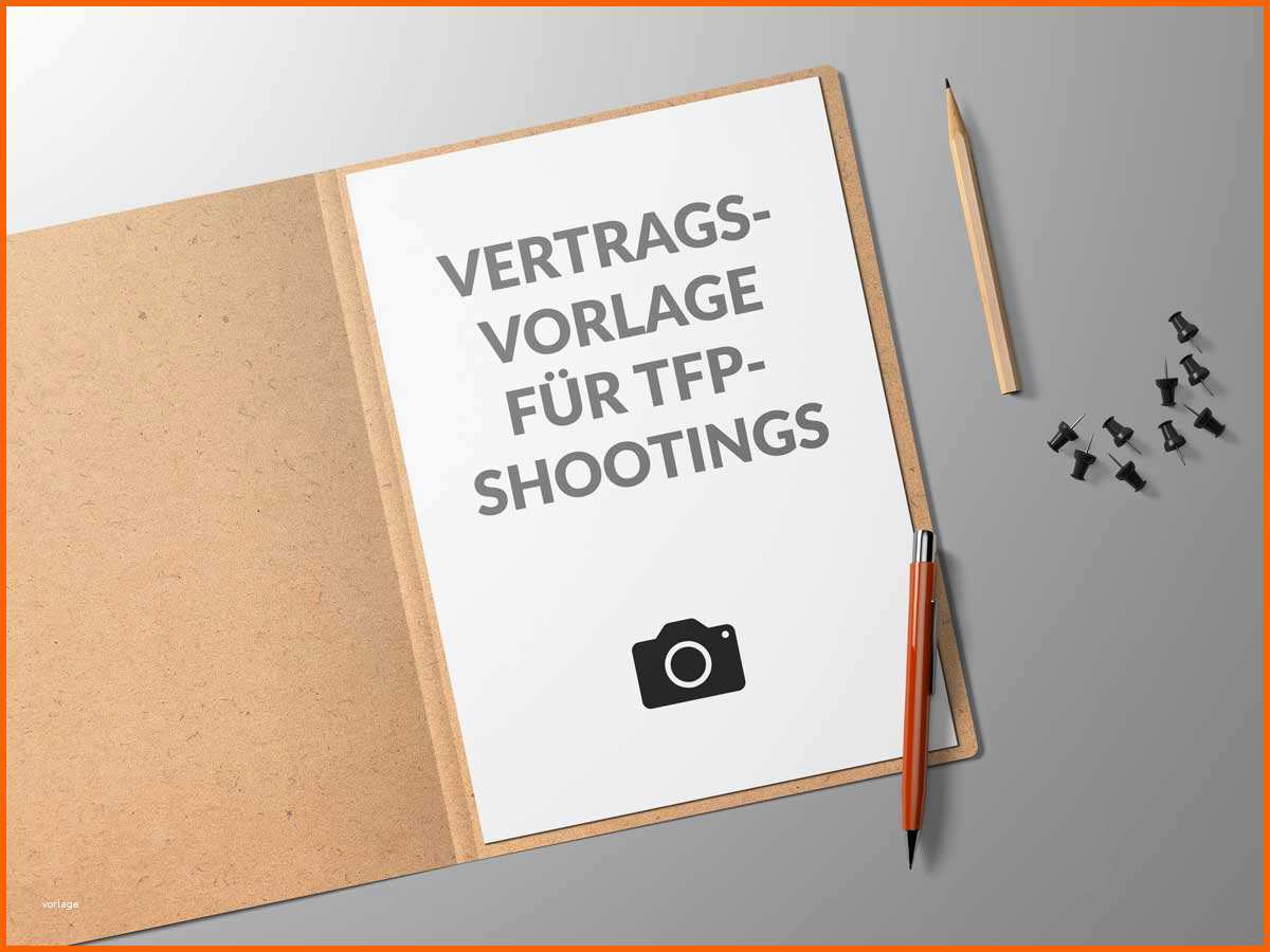 Allerbeste Tfp Vertrag Vorlage Dsgvo Model Release Muster