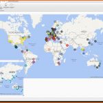 Allerbeste Weltkarte Powerpoint Vorlage Vektor Karte Mit Allen Ländern