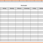 Allerbeste Wochenplan Als Excel Vorlage