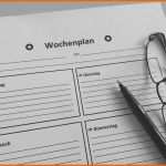 Allerbeste Wochenplan Vorlage Als Pdf Download Zum Ausdrucken