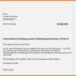 Allerbeste Word Vorlage Kündigung Kfz Versicherung Schön Kündigung