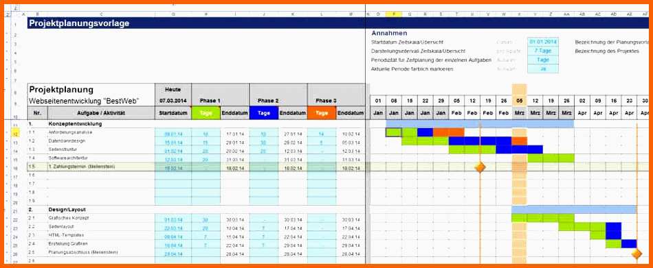 Am Beliebtesten 11 Excel Projektplan Vorlage Kostenlos Vorlagen123
