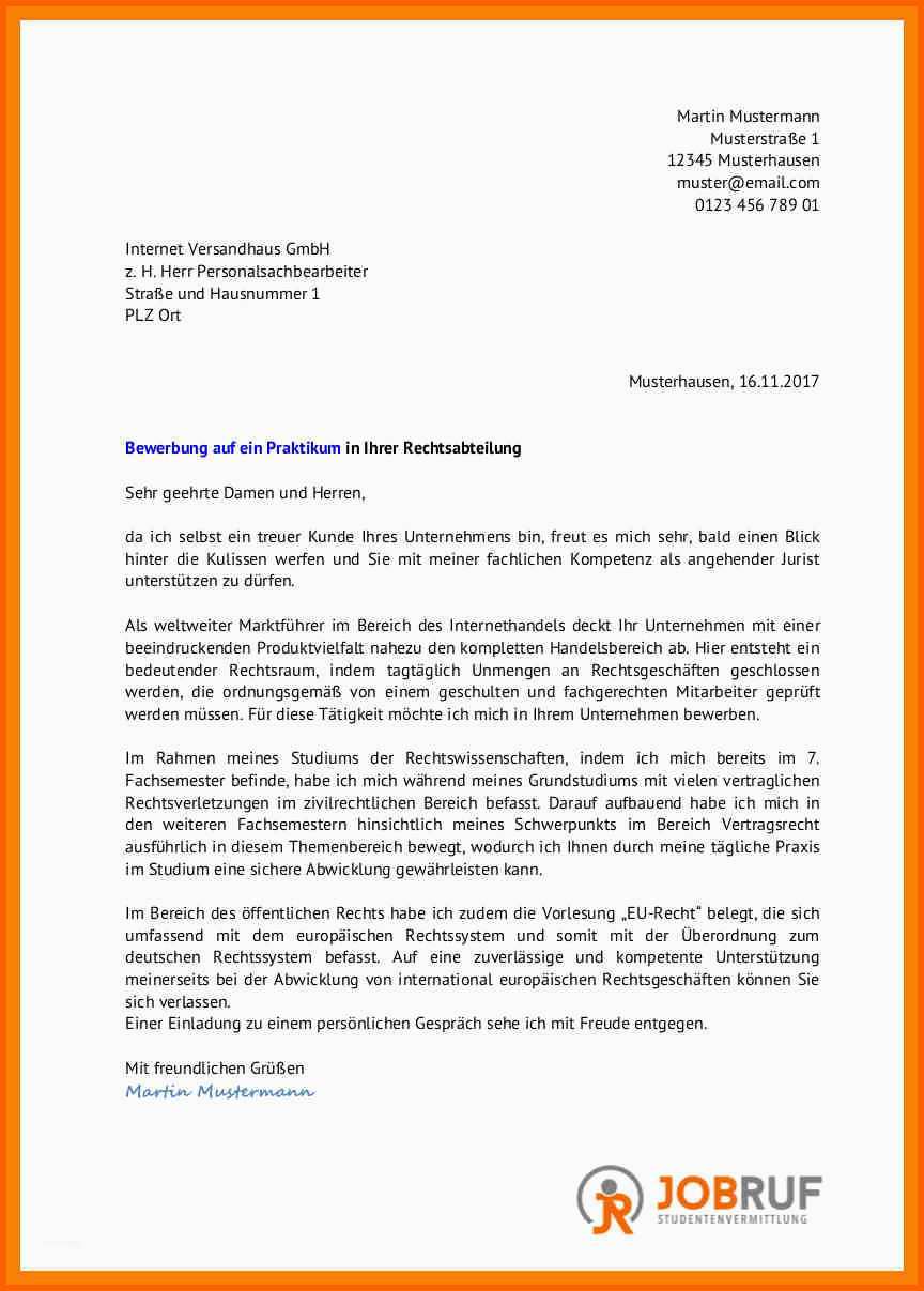 Am Beliebtesten 12 Praktikum Bewerbung Aufbau