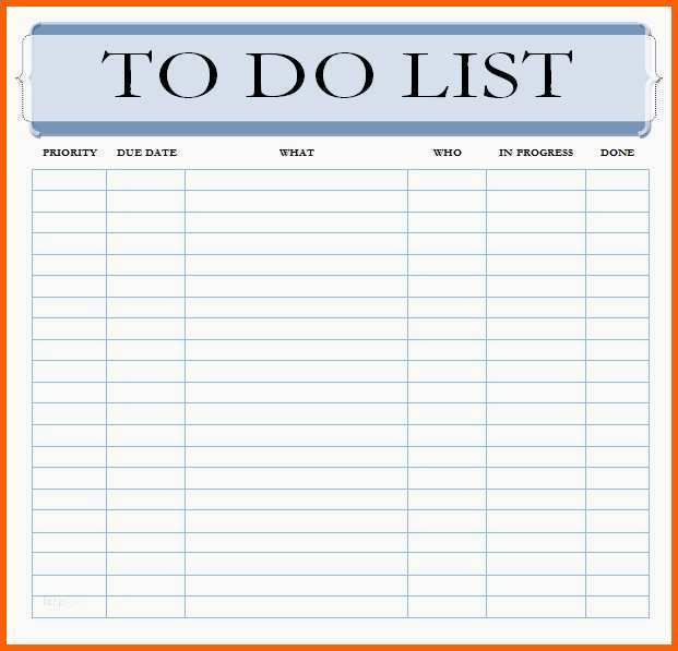 Am Beliebtesten 15 Vorlage to Do Liste Word