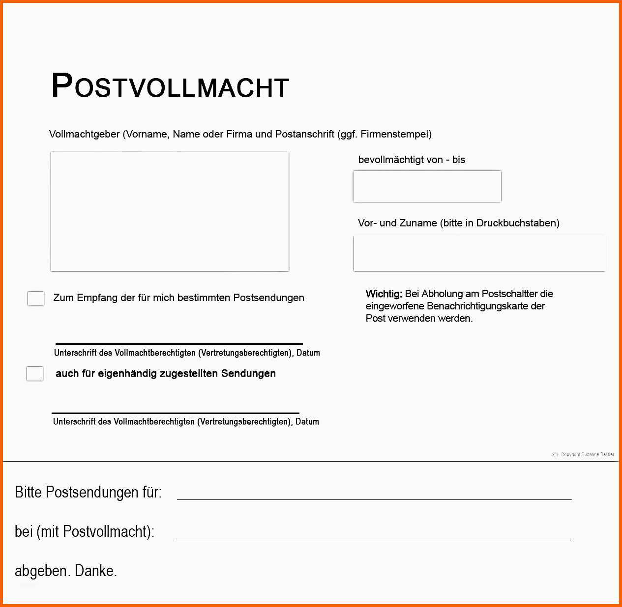 Am Beliebtesten 17 Bevollmächtigung Muster 1 Am Beliebtesten 17 Bevollmächtigung Muster