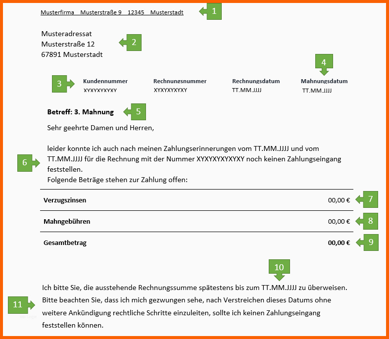 Am Beliebtesten 3 Mahnung Für Freiberufler Vorlage & Muster