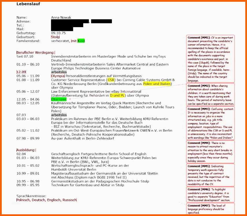 Am Beliebtesten 7 Lebenslauf Anschreiben Proben Doc Vorlagen123