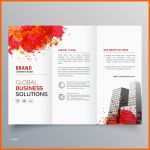 Am Beliebtesten Abstrakte Rote Tinte Splatter Trifold Broschüre Design