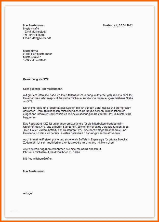 Am Beliebtesten Bewerbung Praktikum Schüler 8 Klasse Vorlage Einzigartige