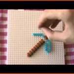 Am Beliebtesten Bügelperlen Vorlage Minecraft 3 Hacke Perler Beads