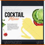 Am Beliebtesten Cocktailkarte Getränkekarte Vorlage