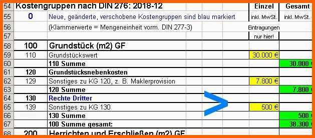 Am Beliebtesten Din 276 Baukosten 2016 Bruttorauminhalt Umbauter Raum Eur