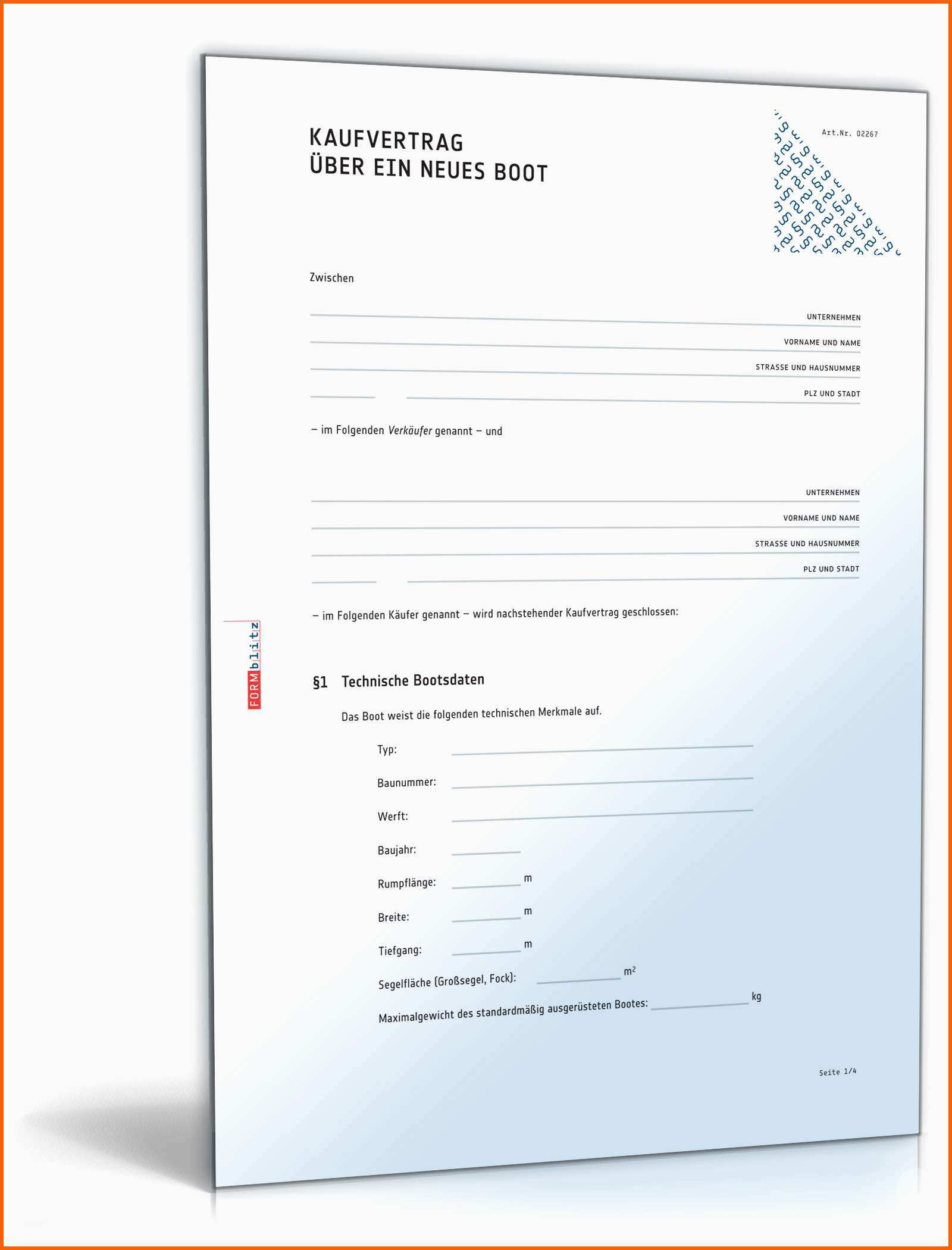 Am Beliebtesten Kaufvertrag Boot Rechtssicheres Muster Zum Download
