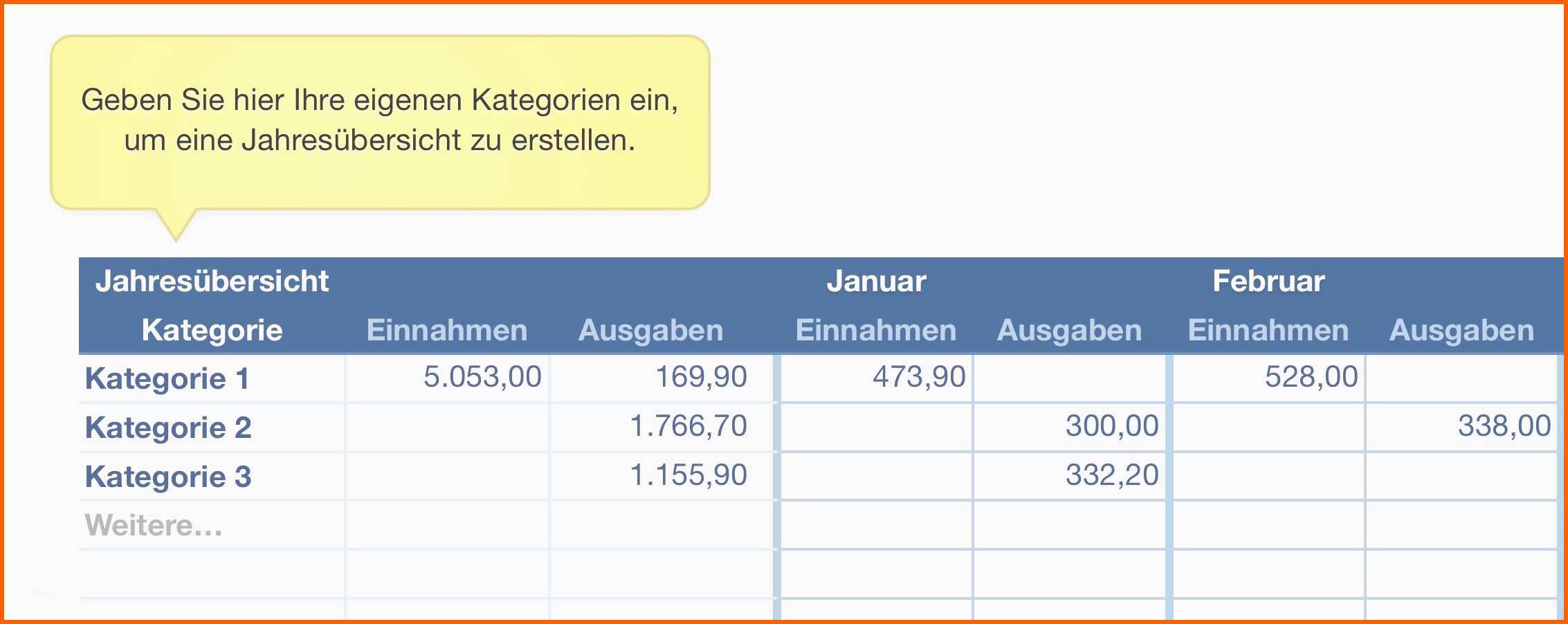 Am Beliebtesten Schön Monatliche Ausgaben Tabelle Vorlage