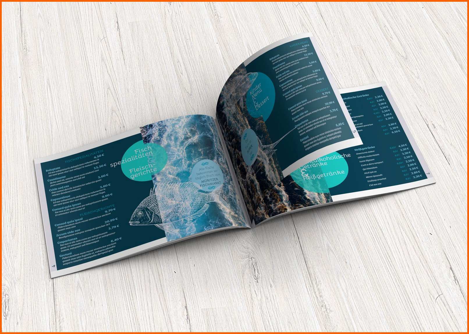 Am Beliebtesten Speisekarten Vorlagen Für Designer Und Gastronomen Indesign