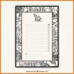 Am Beliebtesten to Do Liste Vorlage Mit Vintage Ve ation