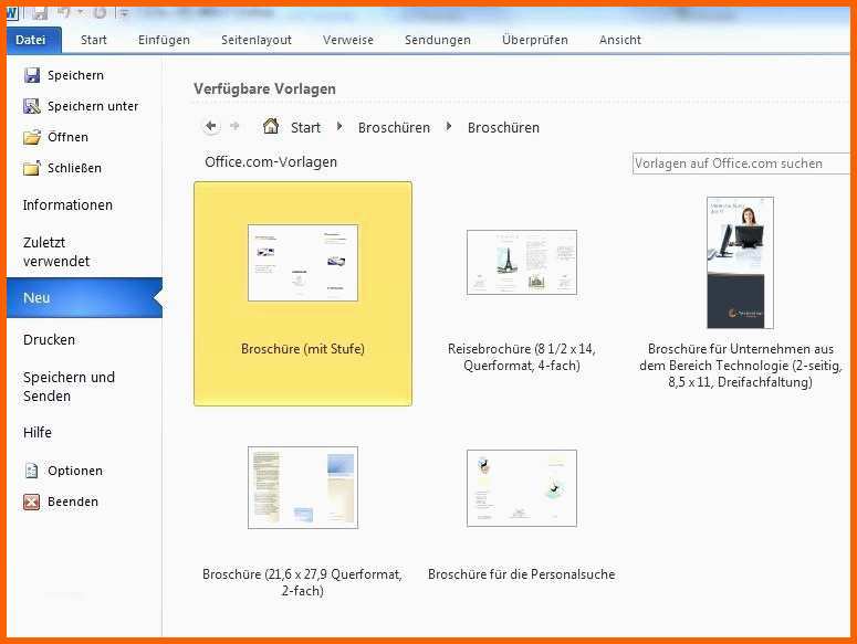 Am Beliebtesten Word Broschüre Vorlage Neu Broschüren Mit Microsoft Word