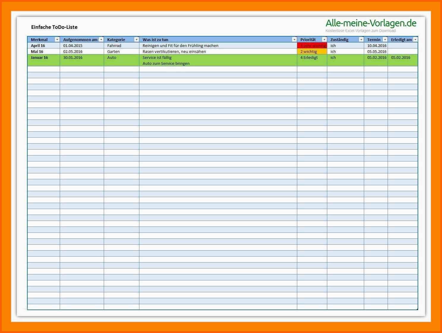 Angepasst 10 Inventarliste Excel Vorlage