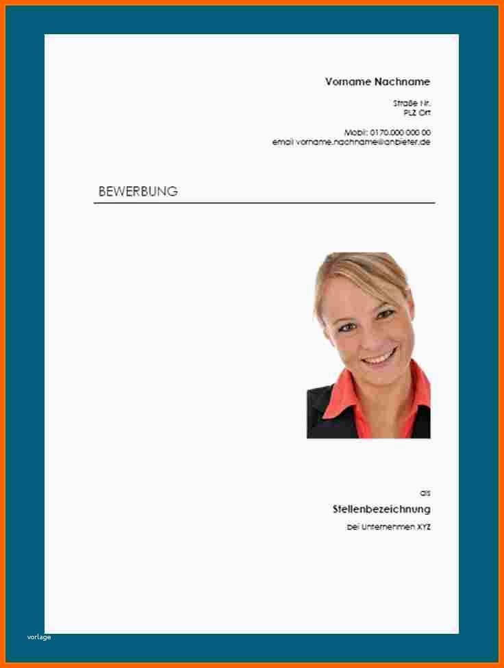 Angepasst 16 Word Vorlage Bewerbung Deckblatt