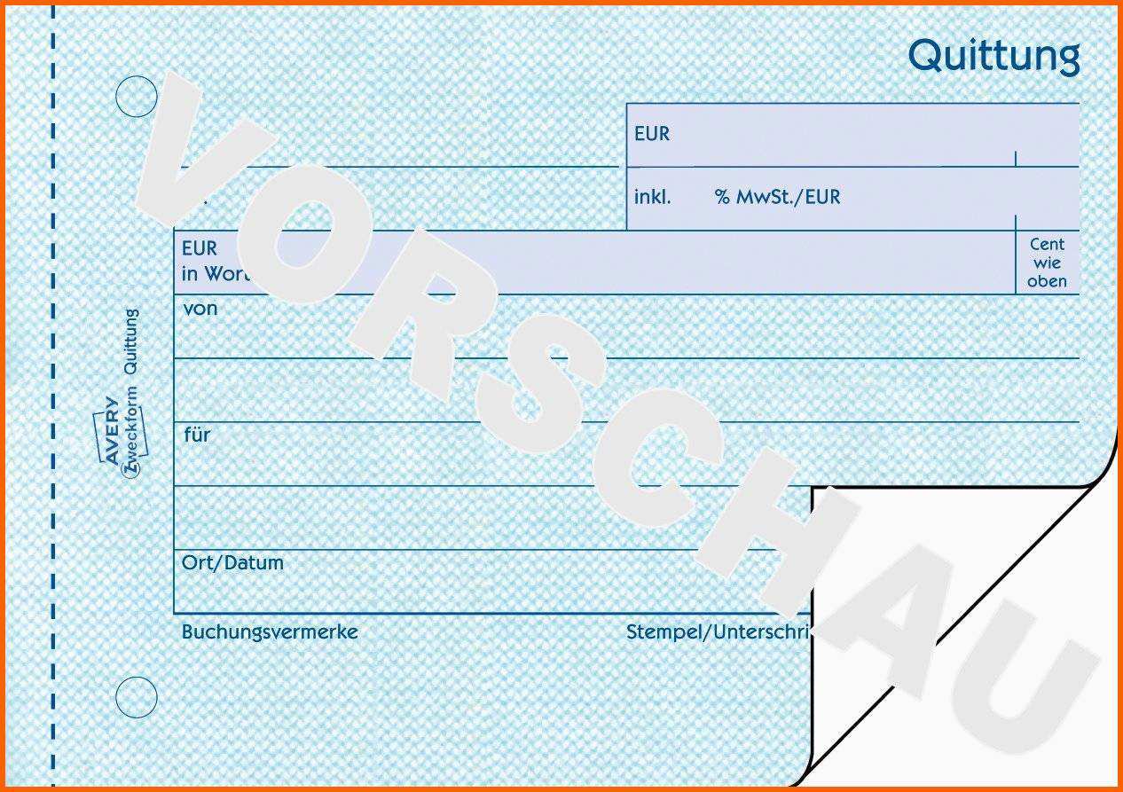 Angepasst 18 Quittung Ohne Mwst Vorlage