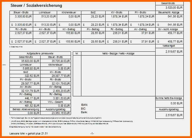 Angepasst 57 Neu Lohnabrechnung Vorlage Excel Bilder