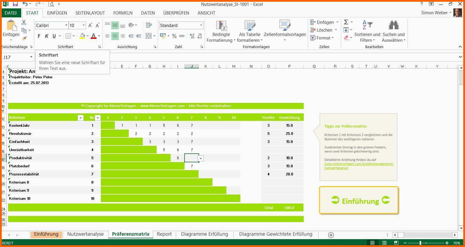 Angepasst Angebotsvergleich Excel Vorlage Kostenlos Innerhalb