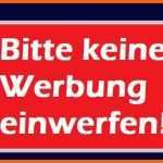 Angepasst Aufkleber Bitte Keine Werbung Gratis
