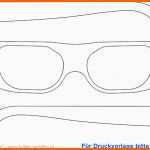 Angepasst Eine Brille Basteln Vorlage &amp; Anleitung