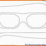 Angepasst Eine Brille Basteln Vorlage &amp; Anleitung