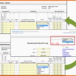 Angepasst Excel Reisekostenabrechnung